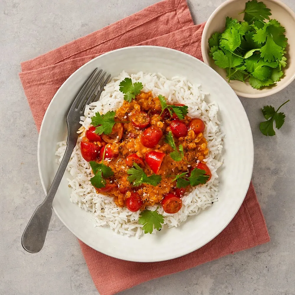 Linsgryta med kokosmjölk