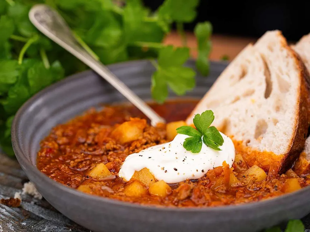 Mustig köttfärsgryta